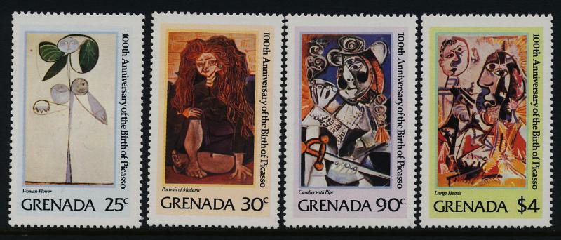 Grenada 1046-9 MNH Art, Paintings, Picasso