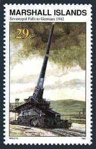Marshall 317 block/4,MNH.Michel 431. WW II,Fall of Sevastopol,July 3,1942,1992.