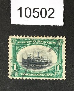 MOMEN: US STAMPS # 294 USED LOT #10502