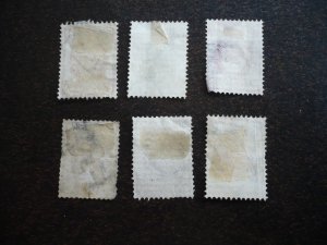 Stamps - Russia - Scott# 46-51 - Used Part Set of 6 Stamps