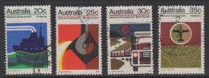 AUSTRALIA SG541/4 1973 NATIONAL DEVELOPMENT FINE USED