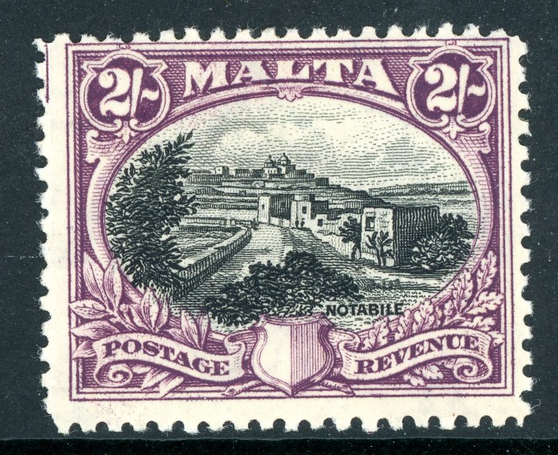 Malta 1926 British KGV 2' Violet & Black Scott #143 Mint U686