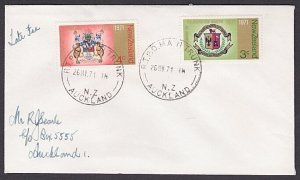 NEW ZEALAND 1971  cover RTPO Main Trunk railway Wellington cds.............A3519