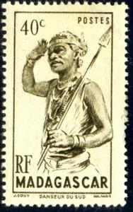 Southern Dancer, Malagasy stamp SC#271 Mint