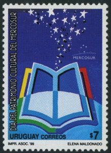 Uruguay #1814 Mercosur Cultural Heritage 7p Postage Stamp Latin America 1999 MLH