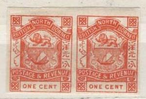 North Borneo 36 pair imperf. [m]