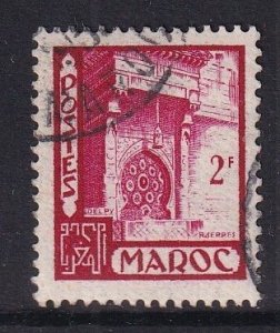 French Morocco   #251  used  1949  fountain 2fr
