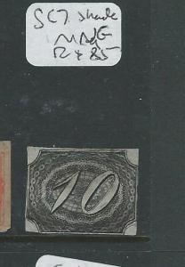 BRAZIL (P1106B) NUMERAL 10R  INCLINADO  SC7  SHADE  MNG