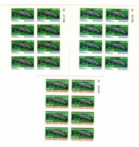 BCF1p van Dam, Canada, 1989-1990, Complete Set of 3 Panes of 8