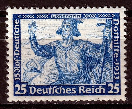 Germany 1933, Lohengrin , M-XF-NH  Gem # B56, Mi 506A