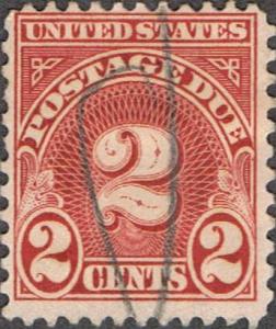 US Used 2 cent Scott #J81 Postage Due Fine