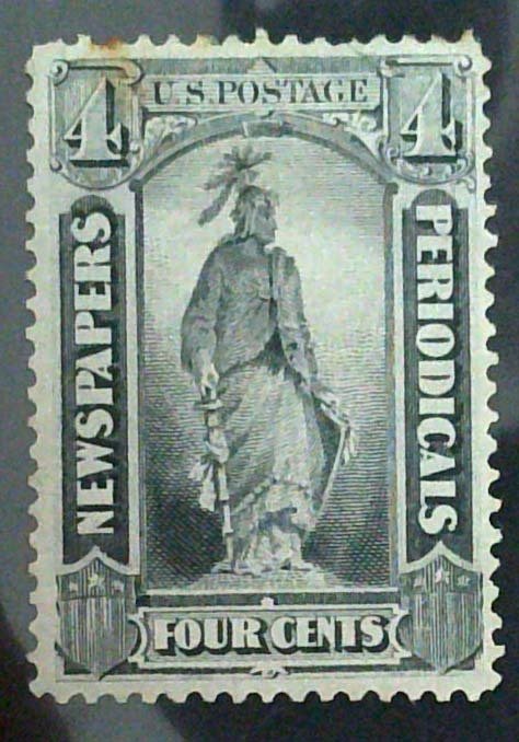 Scott #PR11 - VF - 4c Black - Newspaper Stamps - Repaired Tear - 1875