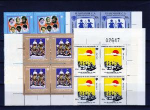 Salvador 1979 ICY Block of 4 Sc#916/7C463/464 MNH 