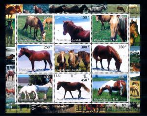 [57835] Mali  Horse  MNH Sheet