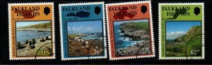 FALKLAND ISLANDS SG597/600 1990 NATURE RESERVES & SANCTUARIES USED