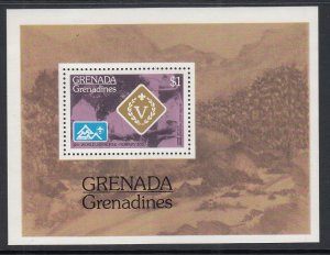 Grenada Grenadines 90 Boy Scouts Souvenir Sheet MNH VF