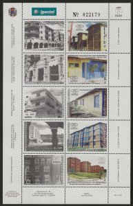 Venezuela 2004, Scott 1635, National Housing Institute, Sheet of 10