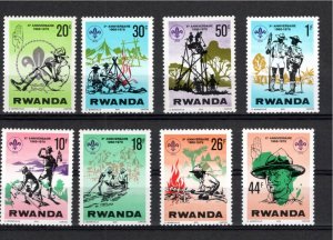 Rwanda 1978 MNH Sc 849-56