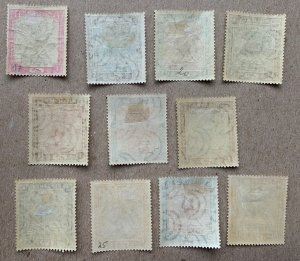 Sudan 1902-21 Camel Post set, unused. Scott 17-27, CV $116.75. SG 18-28