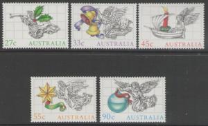 AUSTRALIA SG988/92 1985 CHRISTMAS MNH