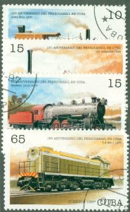 A2-0005 CUBA 3885-8 (MISSING 3889) USED  BIN $1.25