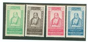 Lebanon #156-159 Unused Single (Complete Set)