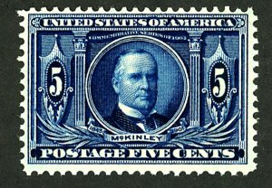 U.S. #326 MINT OG LH
