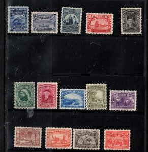 Newfoundland #61 - #74 Extra Fine Never Hinged Fresh Set