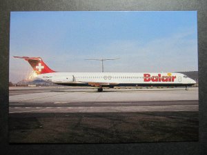 10076 Aviation Postcard Balair Airlines Douglas DC9-82-