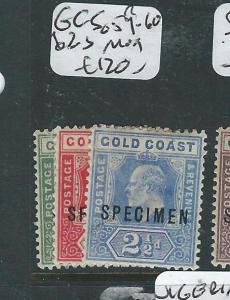 GOLD COAST (P0408B) KE SG 59-60S, 62S SPECIMEN MOG