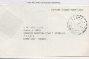 O)1980 CIRCA- URUGUAY, PLUNA CONTABILIDADE POA- OFFICIAL MAIL-TO DIRECTOR EJECUT