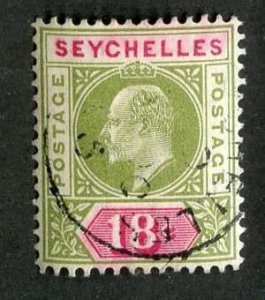 bcxx 9941 Seychelles 1903 Sc #43 used cat. $8.50 (offers welcome)