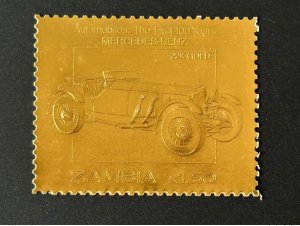 1987 Zambia Mi. A380 Gold or The First 100 Years Mercedes Benz Automotive-