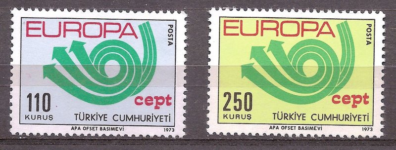 Turkey - 1973 - Mi. 2280-81 (CEPT) - MNH - RB176