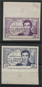 IVORY COAST, RENÉ CAILLIÉ 1939 2F, 2F25 NO COUNTRY NAME NH!