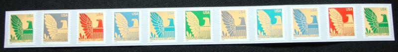 US #3792a-3801b MNH PNC11 Plate #S1111111, Eagles SCV $8.00