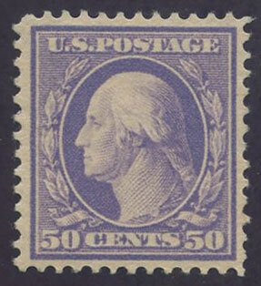 US Scott #341 Mint, VF, Hinged, PSE