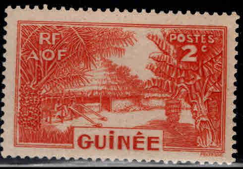 FRENCH GUINEA Scott 128 MH* stamp expect similar centering