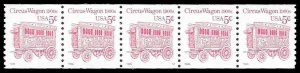 PCBstamps   US #2452D PNC5 25c(5x5c)Circle Wagon (S1), MNH, (4)