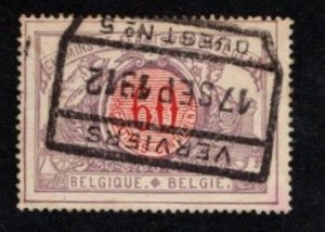 Belgium -  #Q38 Parcel Post  - Used