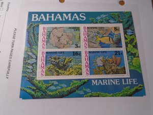 Bahamas  #  409a  MNH  Marine life