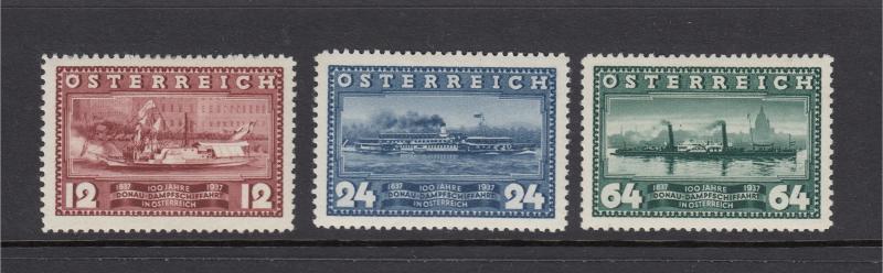 Austria 382-4 Steamships mint