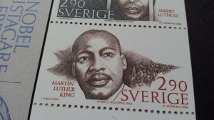 H373 Sweden 1986 MNH Scott 1622 a Nobel Prize Martin Luther King Mother Teresa