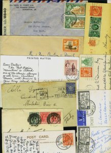 UK 1910-80's COLLECTION OF 15 COMMERCIAL COVERS & P.C.