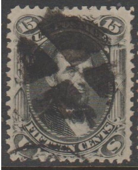 U.S. Scott #77 Lincoln Stamp - Used Single - IND