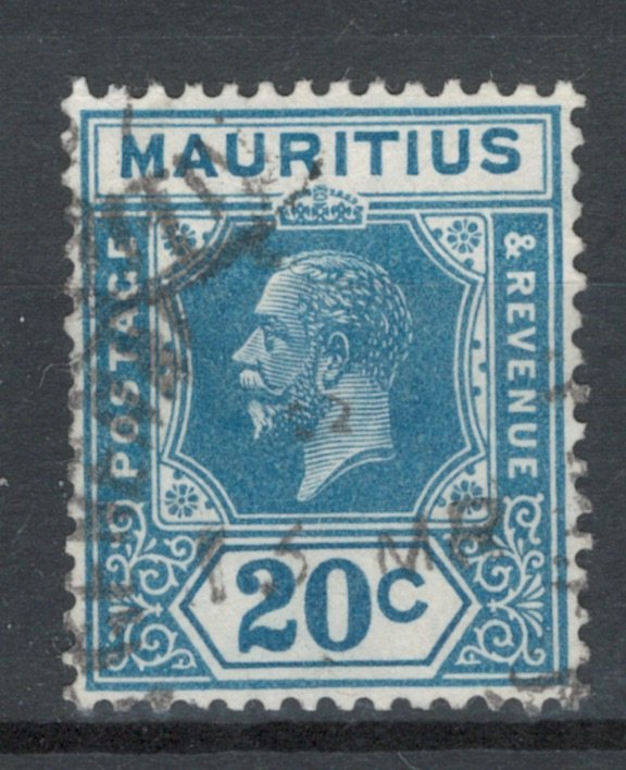 Mauritius 1922 King George V 20c Scott # 192 Used