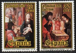 Spain Sc #2253-2254 MNH