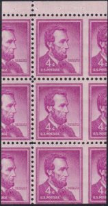 US 1036b Classics To Modern Error Mint NH VF Badly Miscut Booklet Pane