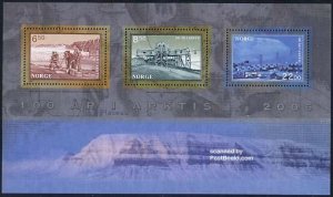 Norway 2006, 100 Years in Antarctica s/s, MNH