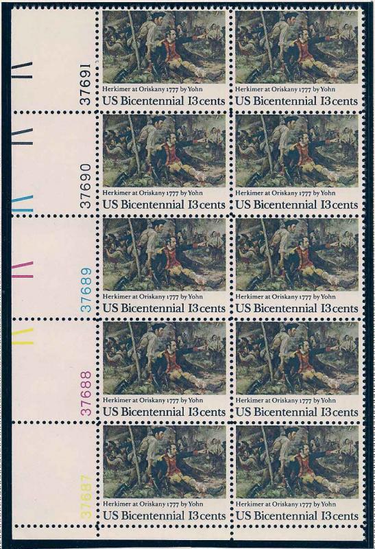 1722 MNH Plate Block of 10 UL #37687-37691